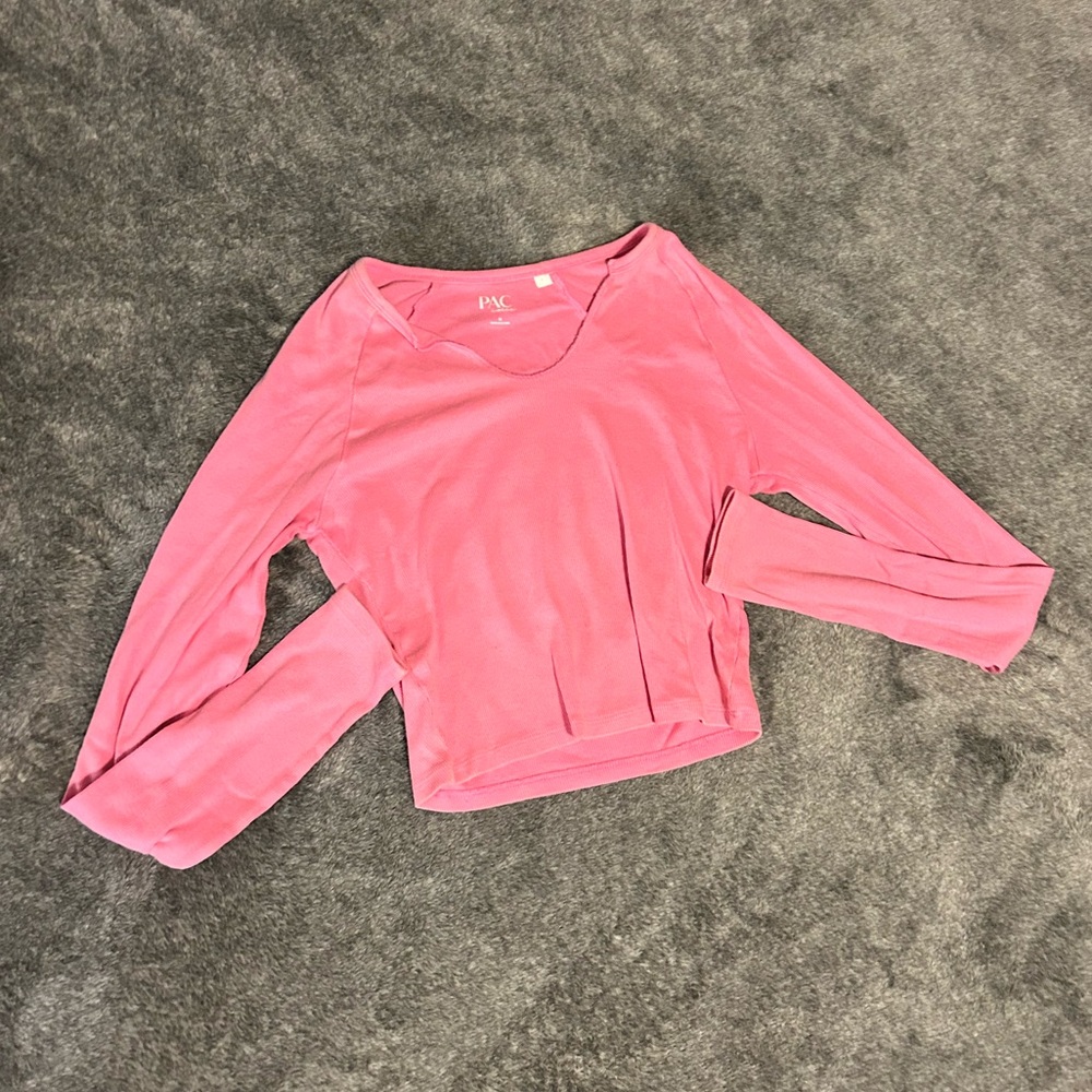 pacsun pink long sleeve size medium